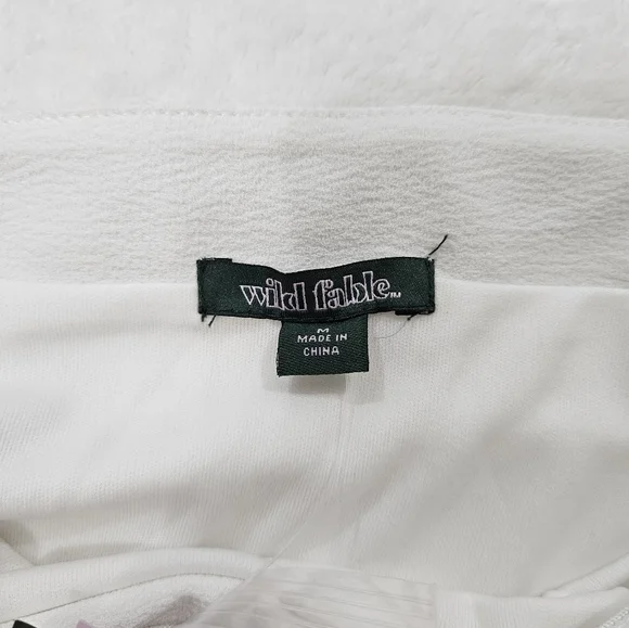 Wild Fable Wide Leg Tube Jumpsuit in White Women’s Size M - Picture 7 of 9